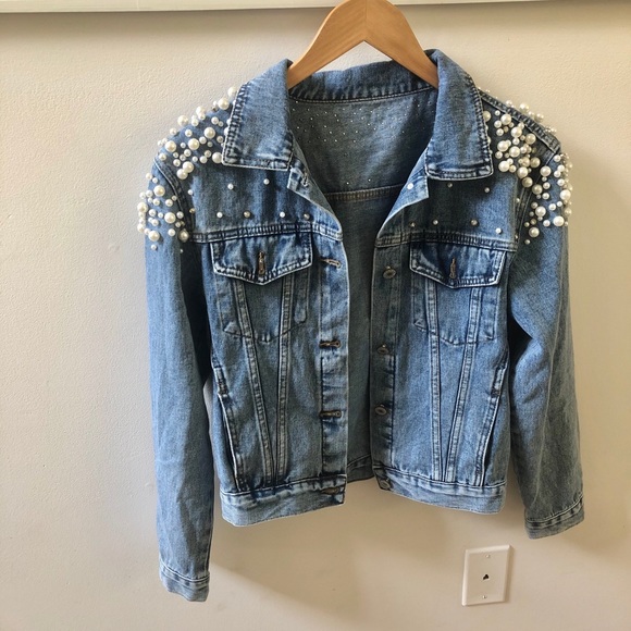 COPY - Couture Boyfriend Fit Distressed Jean Jack… - Picture 3 of 5